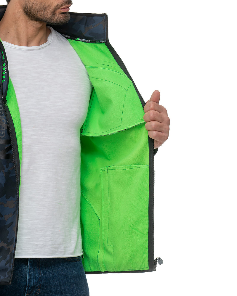 Herren Regular Fit Softshelljacke royaute men - Navy-Green