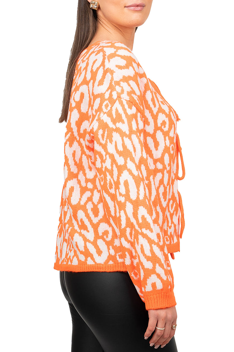 Damen Relaxed Fit Jacke 25RSW069 - Orange