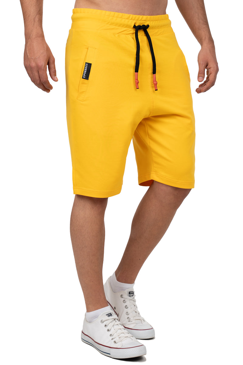 Herren Regular Fit Shorts Mid Waist CK271 - Yellow