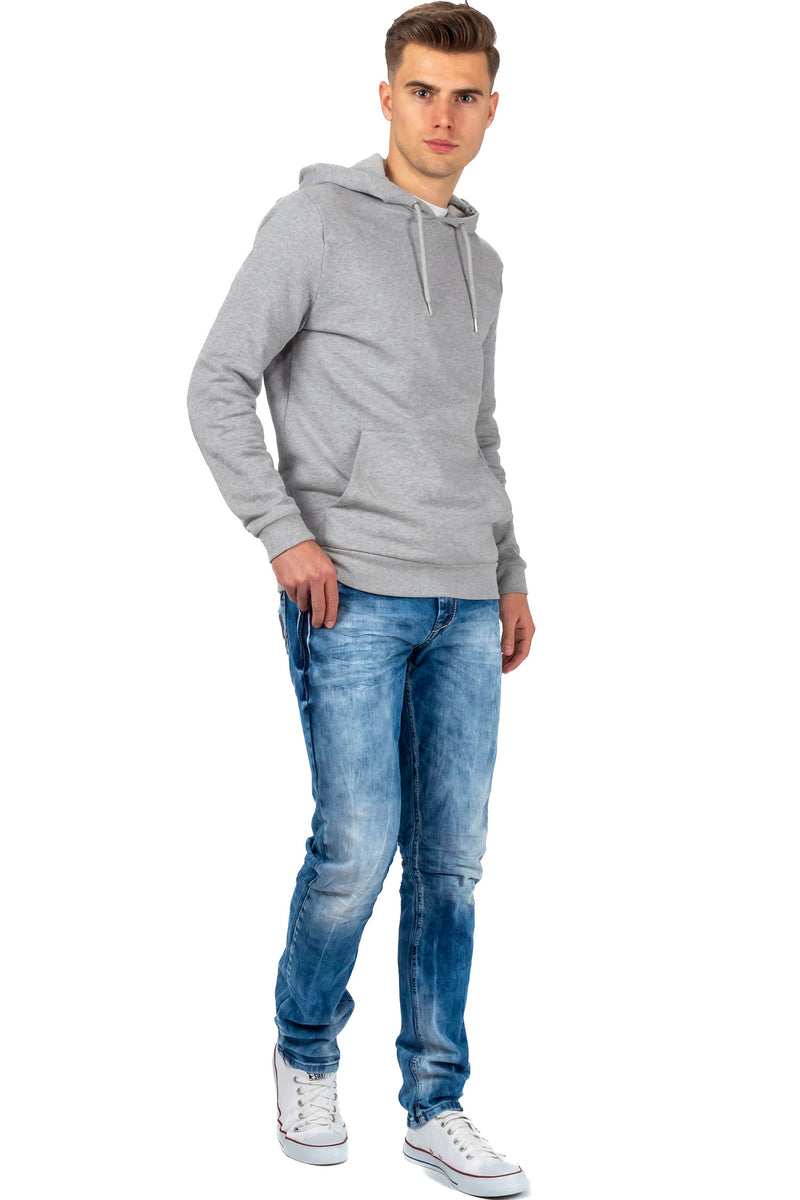 Herren Straight Fit Jeans Stonewashed CD319 - Blue