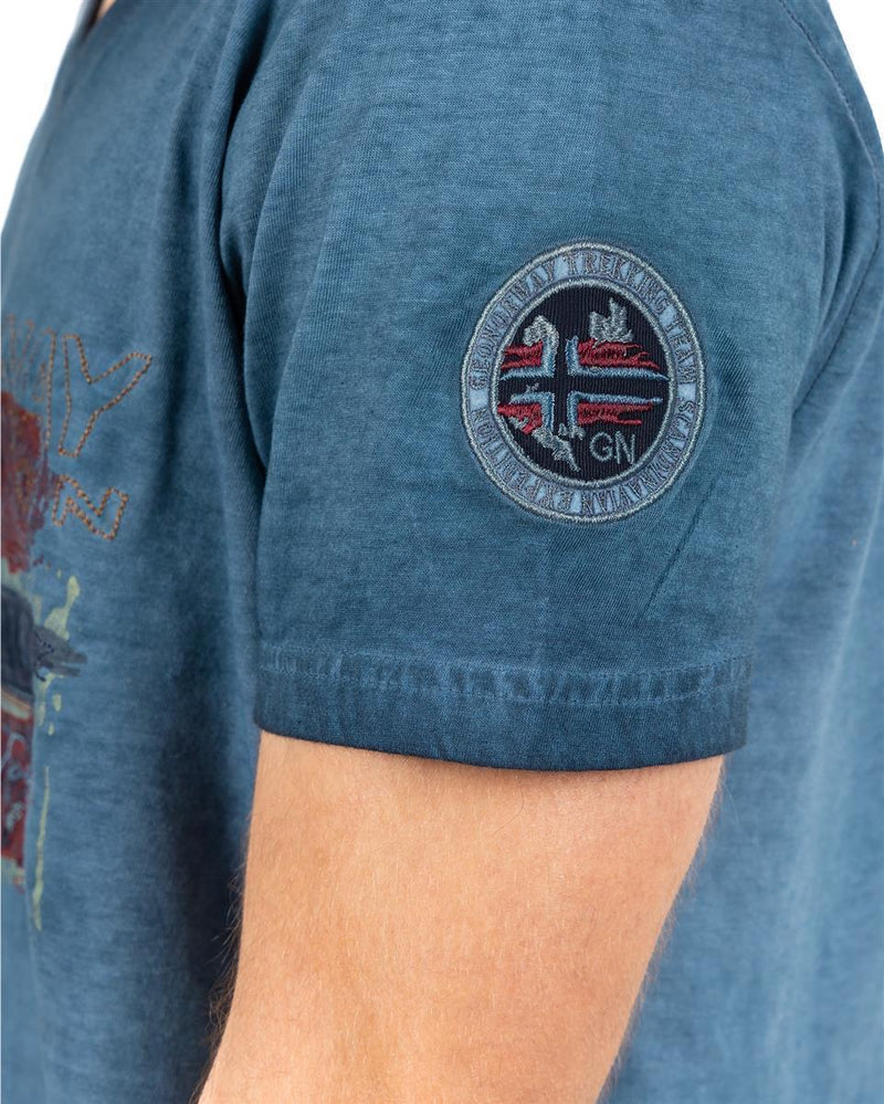 Herren Regular Fit T-Shirt joasis - Navy