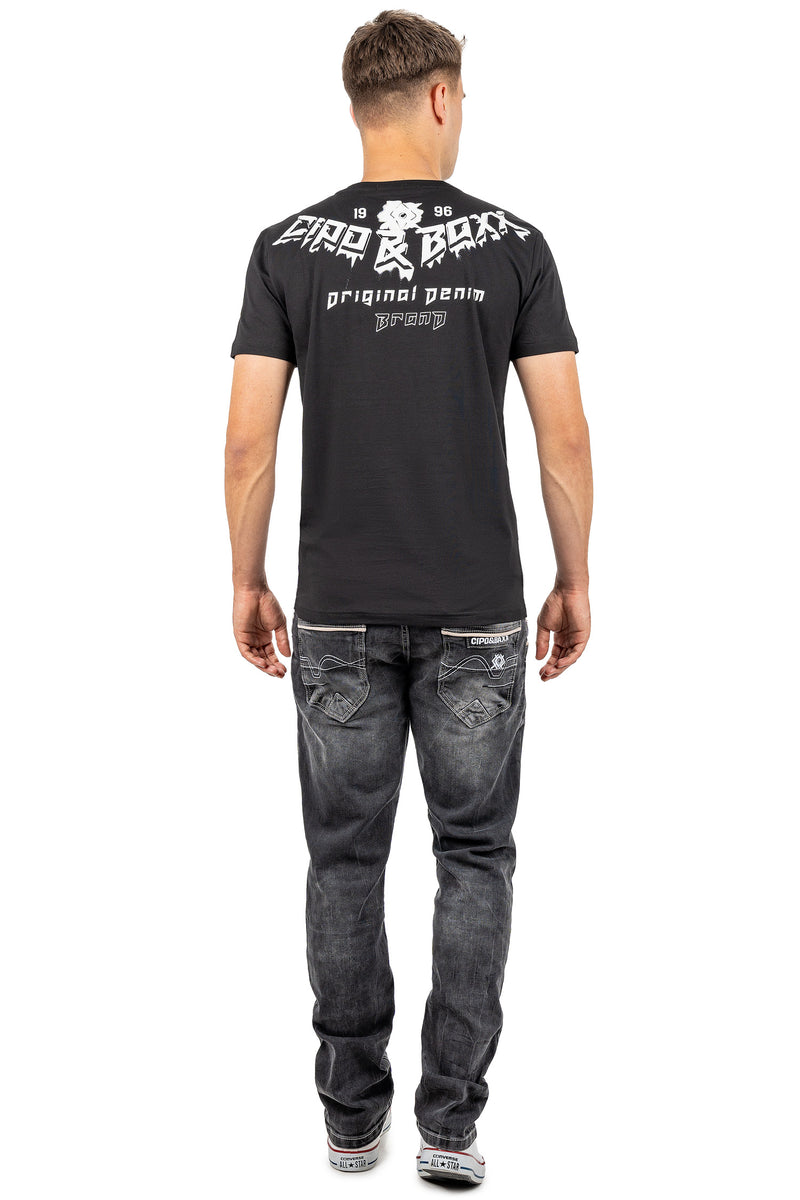 Herren Slim Fit T-Shirt CT743 - Black