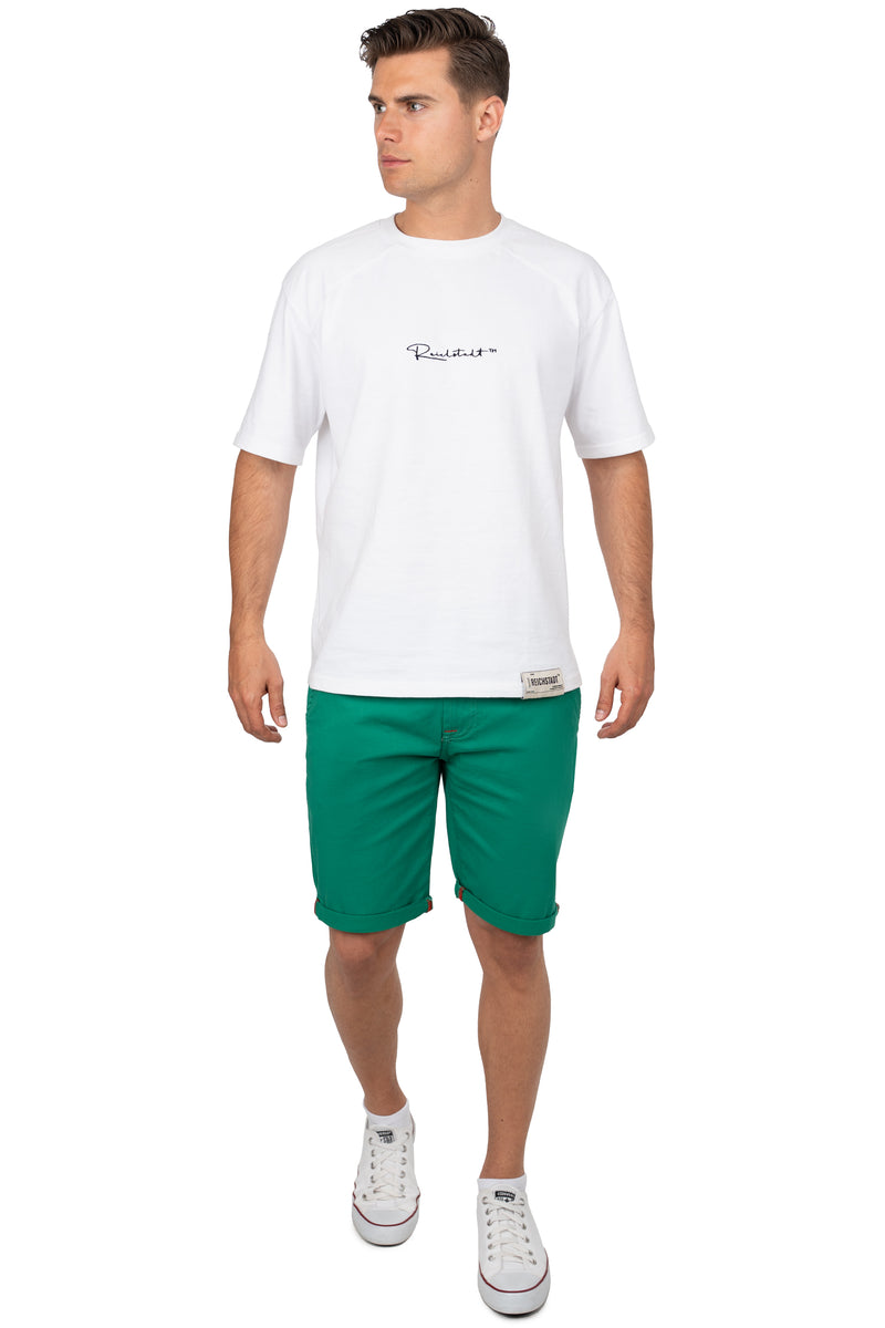 Herren Regular Fit Shorts Logo-Detail CK272 - Green