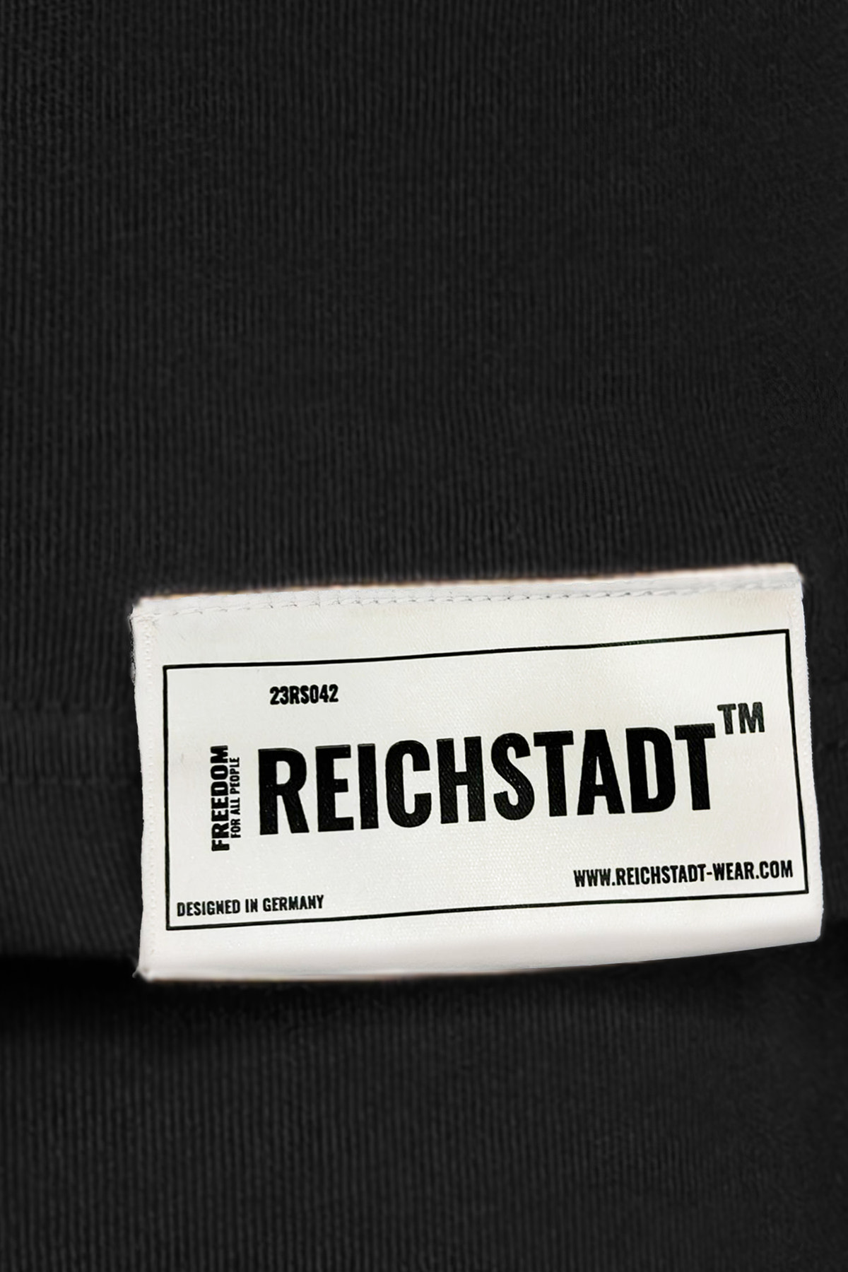 Herren Oversized Langarm Shirt in Black – Reichstadt – Ansicht 5