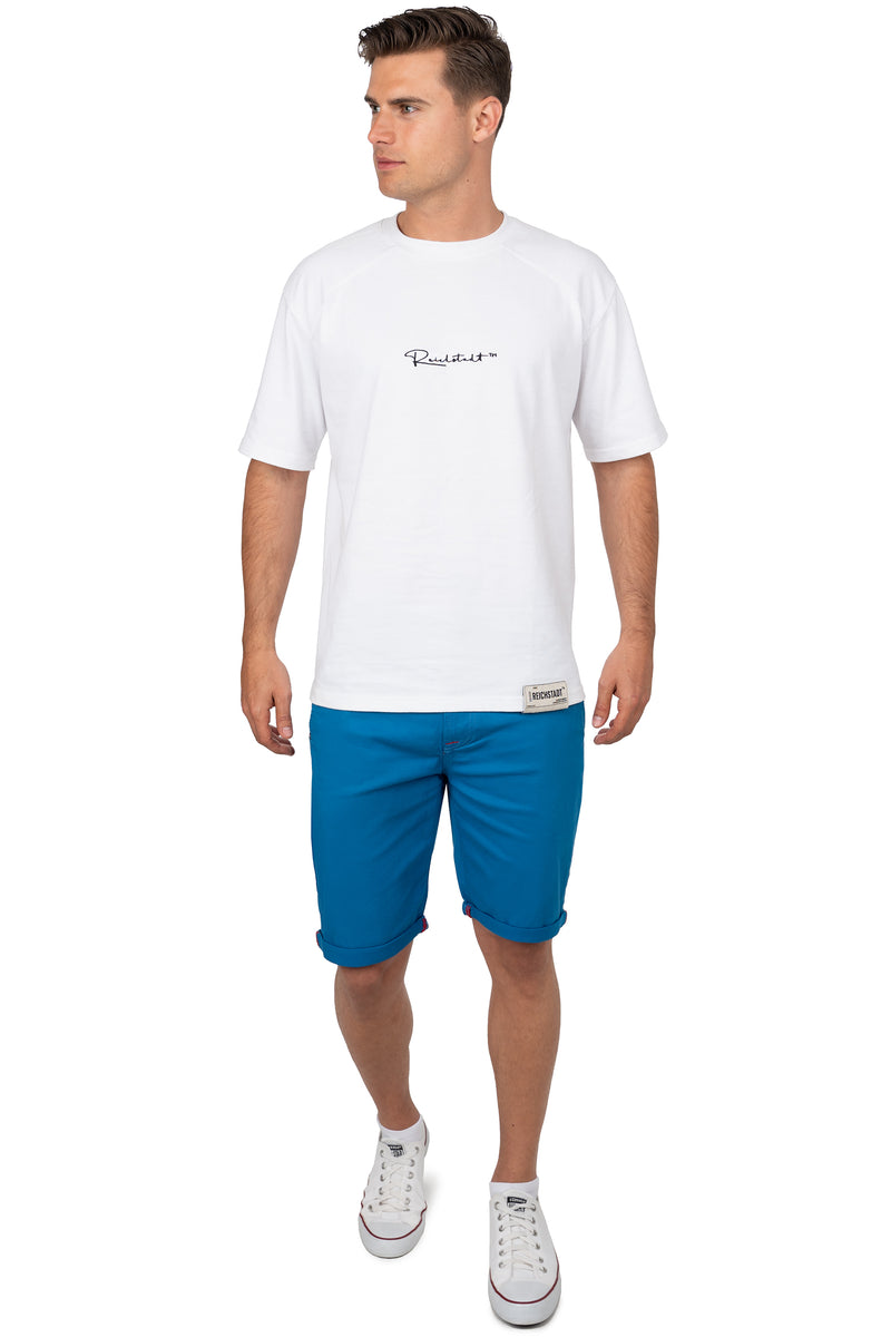 Herren Regular Fit Shorts Logo-Detail CK272 - Saxeblue