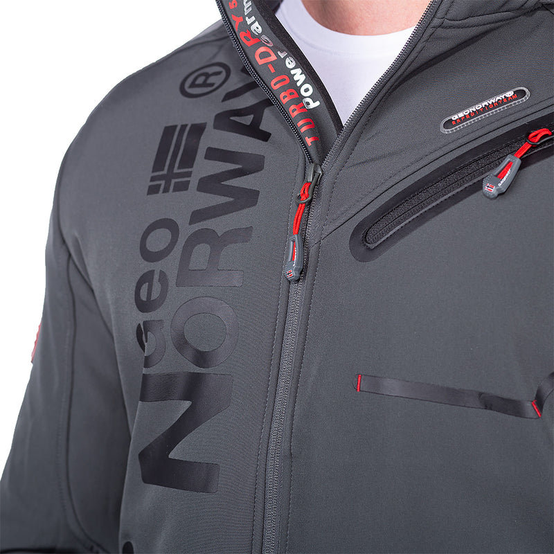 Herren Regular Fit Softshelljacke royaute - Dark Grey