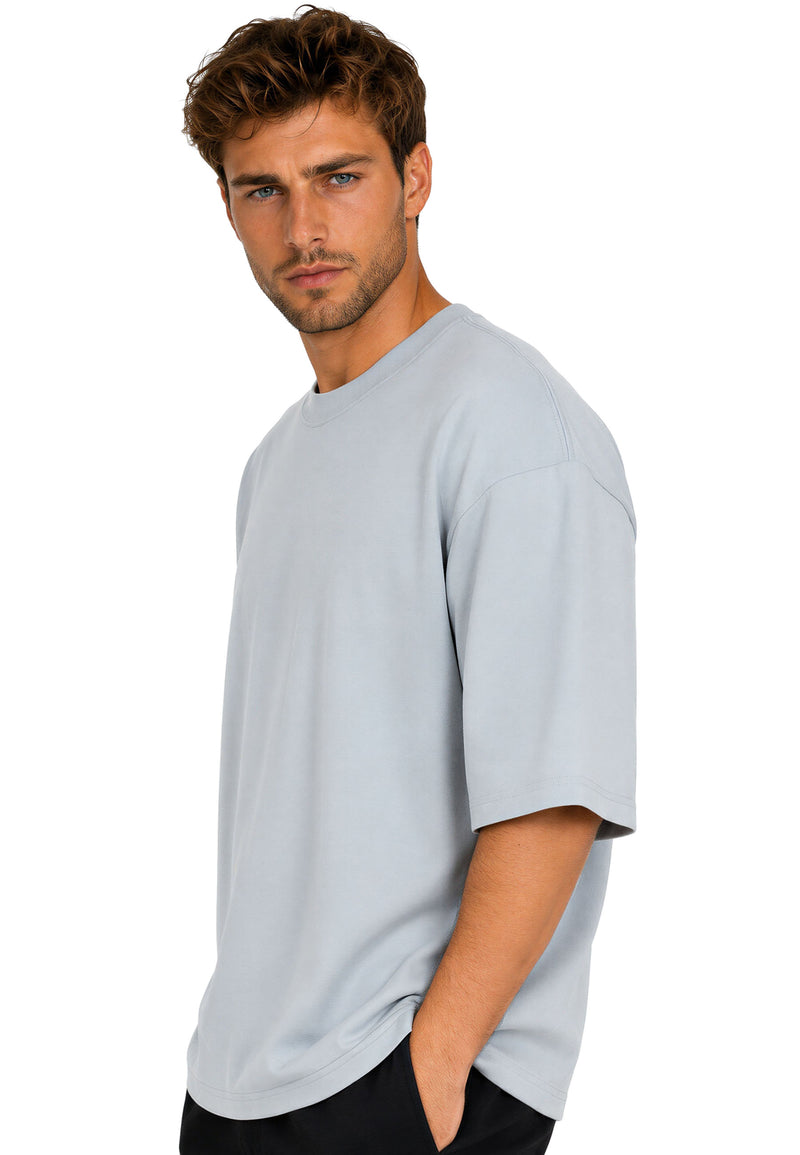 Herren Oversized T-Shirt 25RS070 - Light Blue