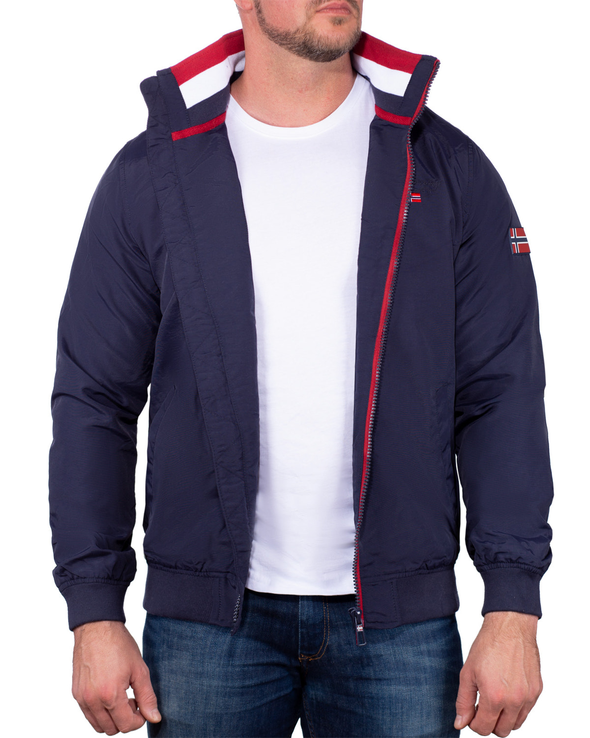 Herren Regular Fit Allwetterjacke benilde in Navy – Geographical Norway – Ansicht 5