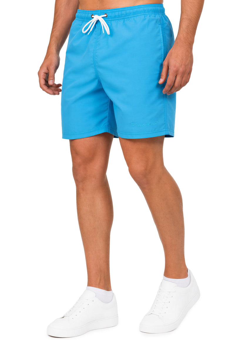 Herren Regular Fit Shorts Mid Waist 25RS073 - Sky Blue