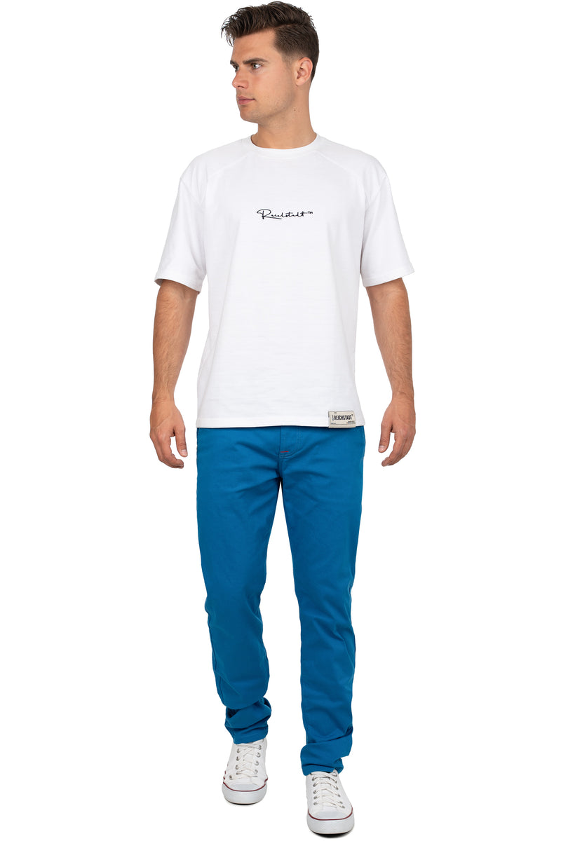 Herren Regular Fit Hose Mid Waist CD842 - Saxeblue