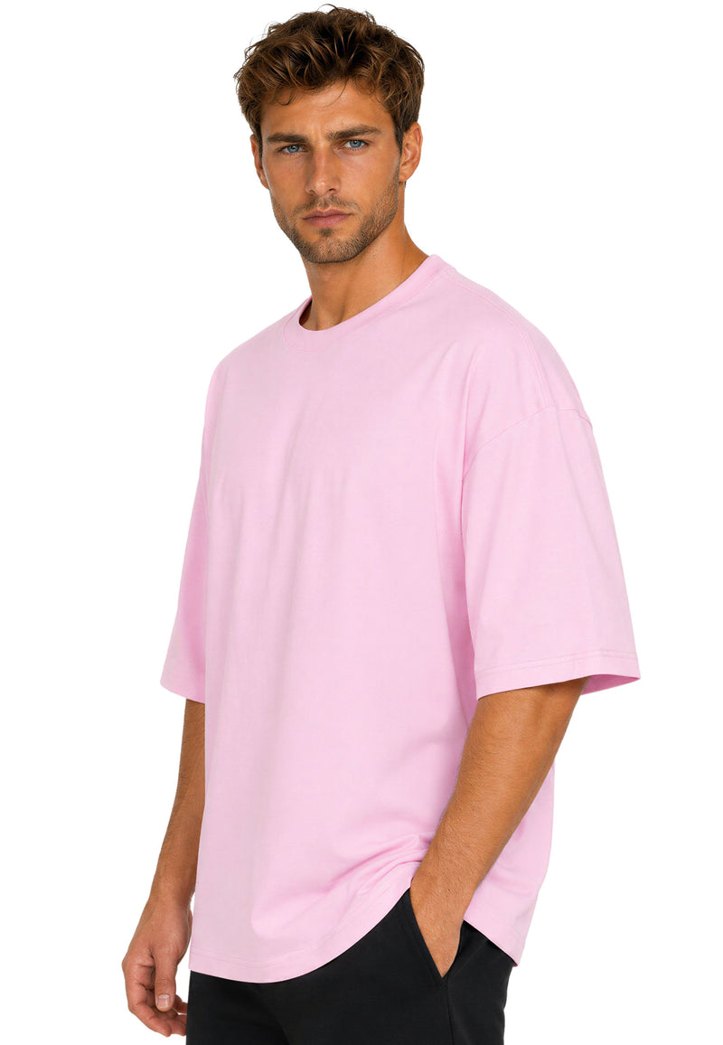 Herren Oversized T-Shirt 25RS070 - Pink