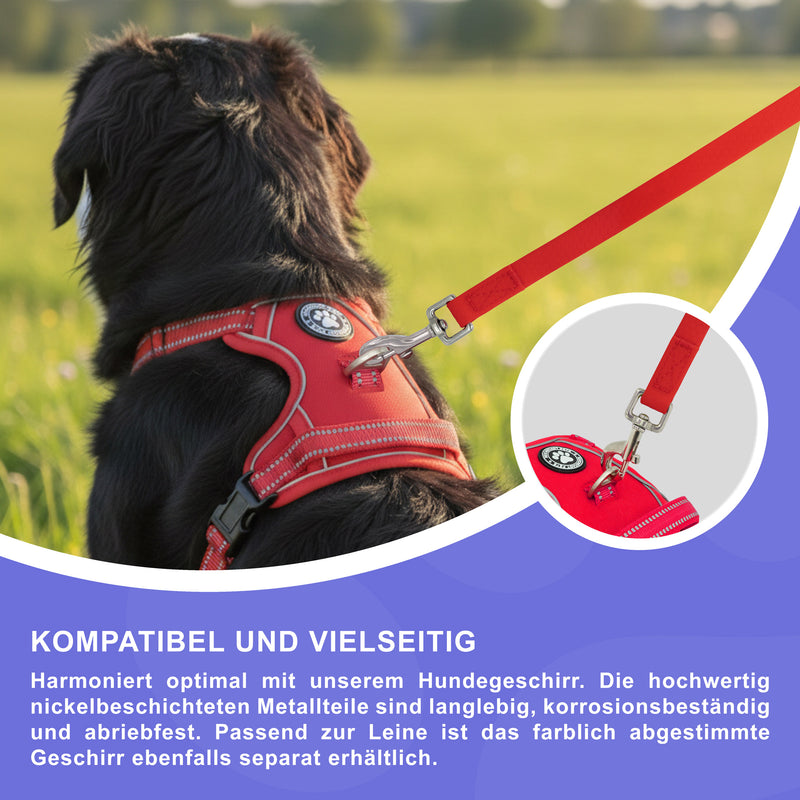 RS Pets Hundeleine Texturierte PVC 25RSP085 - Red
