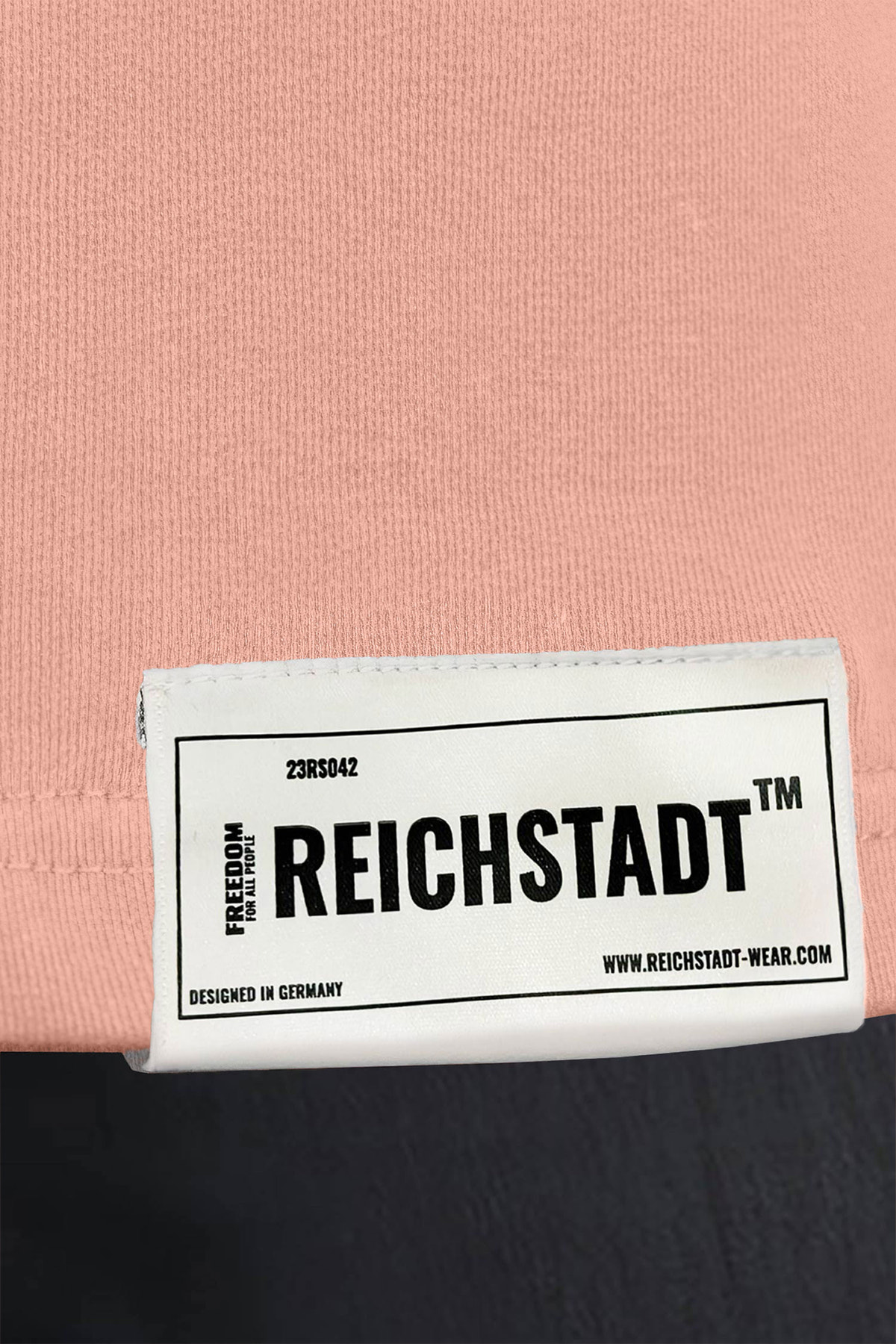 Herren Oversized Langarm Shirt in Old Pink – Reichstadt – Ansicht 5