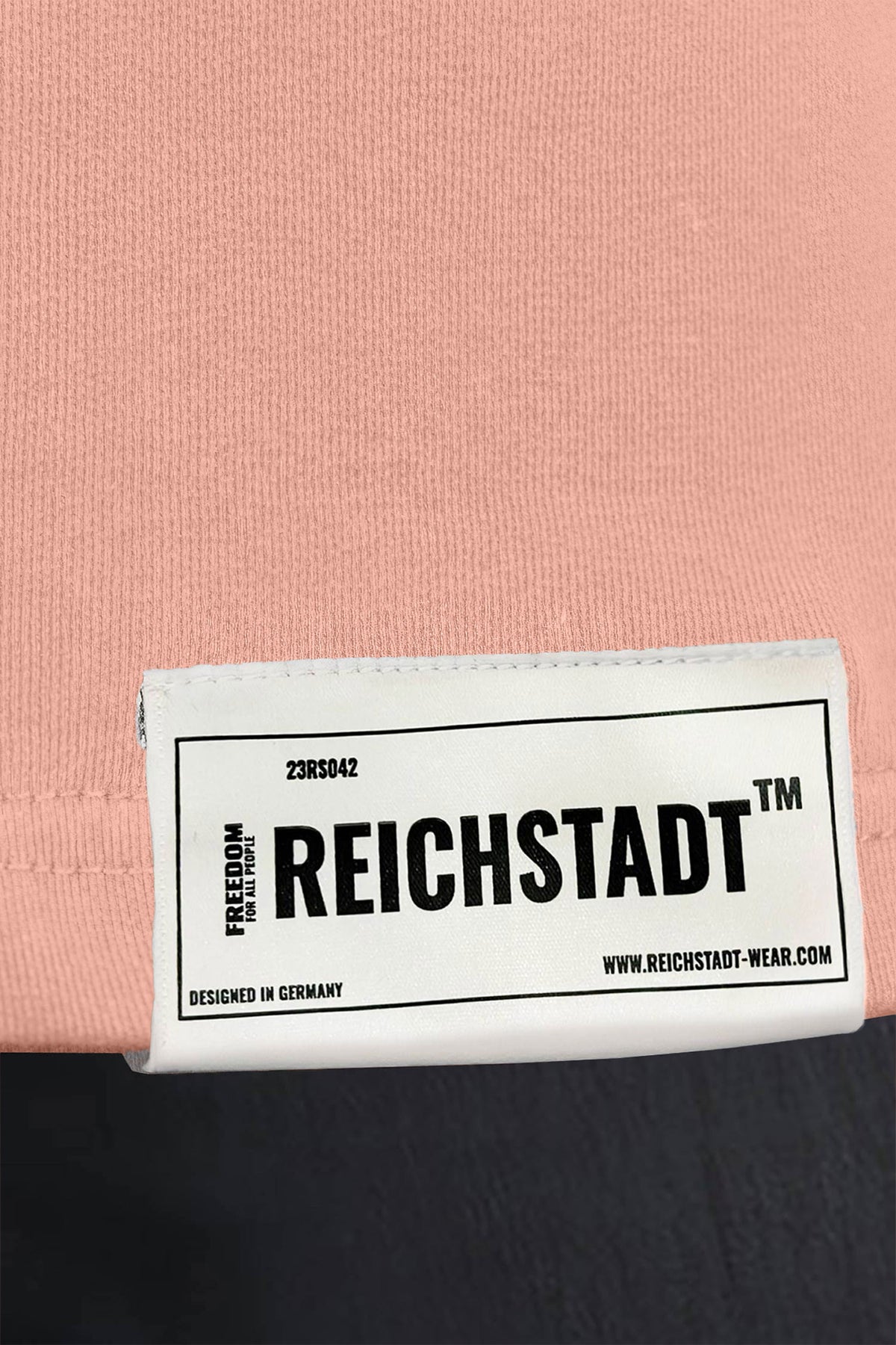 Herren Oversized Langarm Shirt in Old Pink – Reichstadt – Ansicht 5