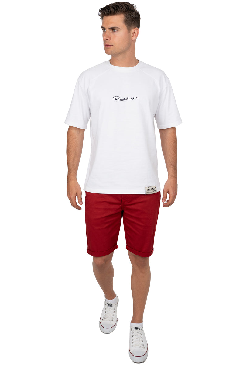 Herren Regular Fit Shorts Logo-Detail CK272 - Burgundy