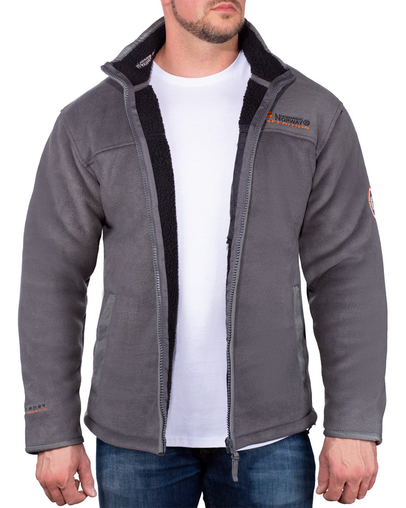 Herren Regular Fit Jacke usine - Dark Grey