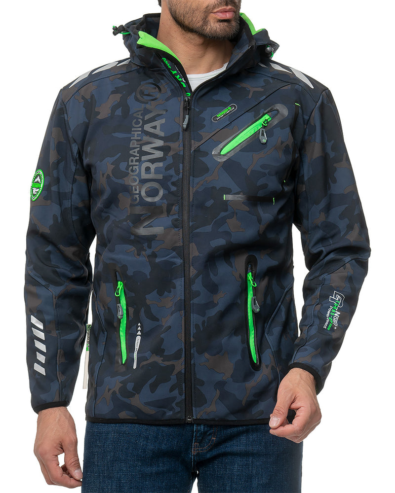 Herren Regular Fit Softshelljacke royaute men - Navy-Green