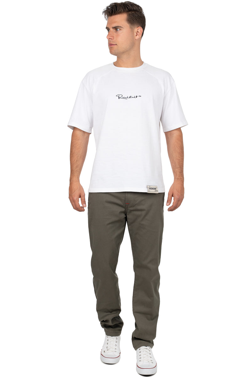 Herren Regular Fit Hose Mid Waist CD842 - Khaki