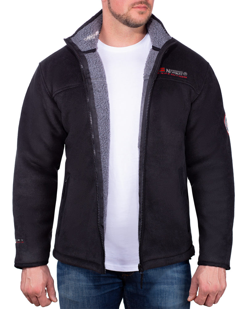 Herren Regular Fit Jacke usine - Black