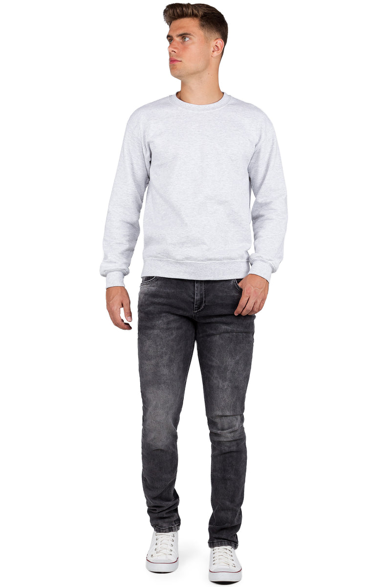 Herren Slim Fit Jeans Stonewashed CD533 - Grey
