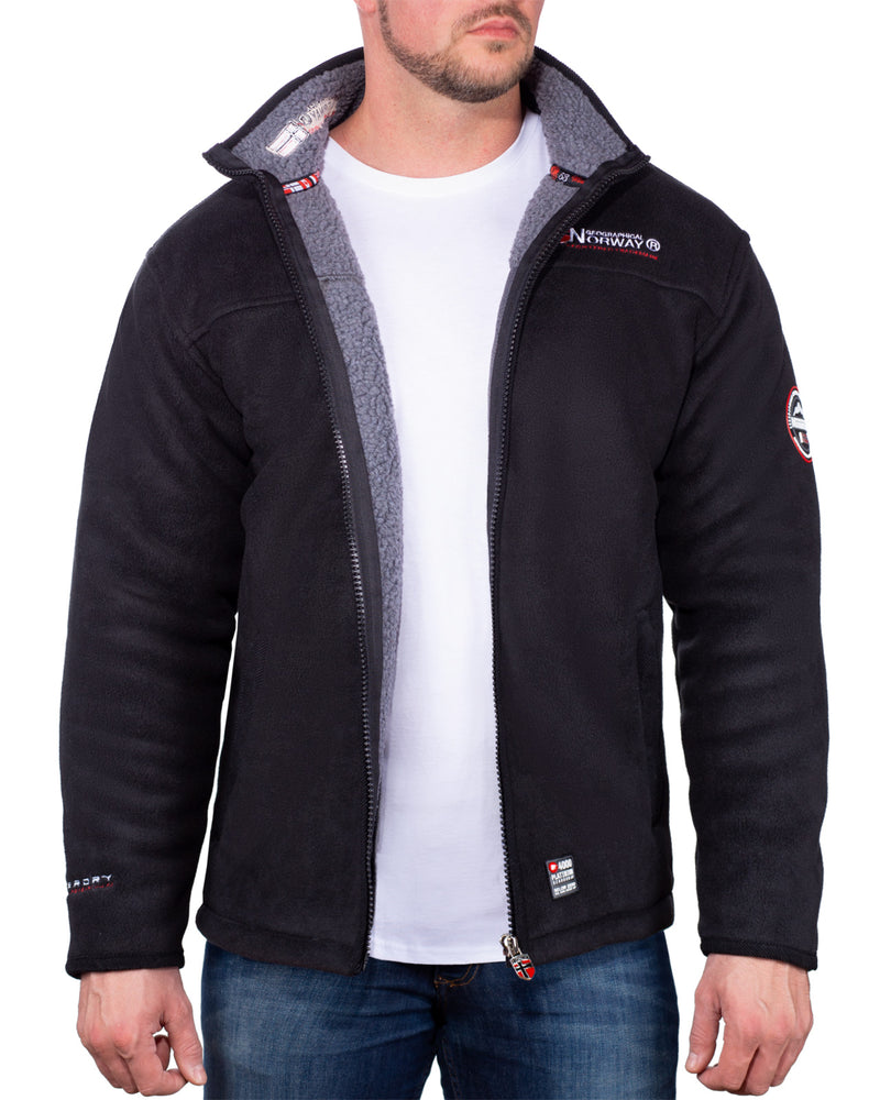 Herren Regular Fit Jacke ubolt - Black
