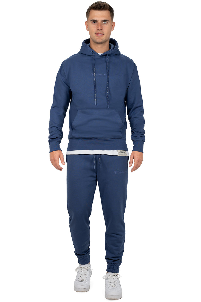 Herren Regular Fit Jogginghose Marken-Stick 23RS035 - Dark Blue