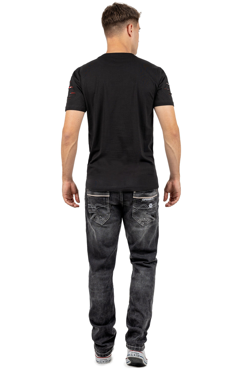 Herren Regular Fit T-Shirt CT772 - Black