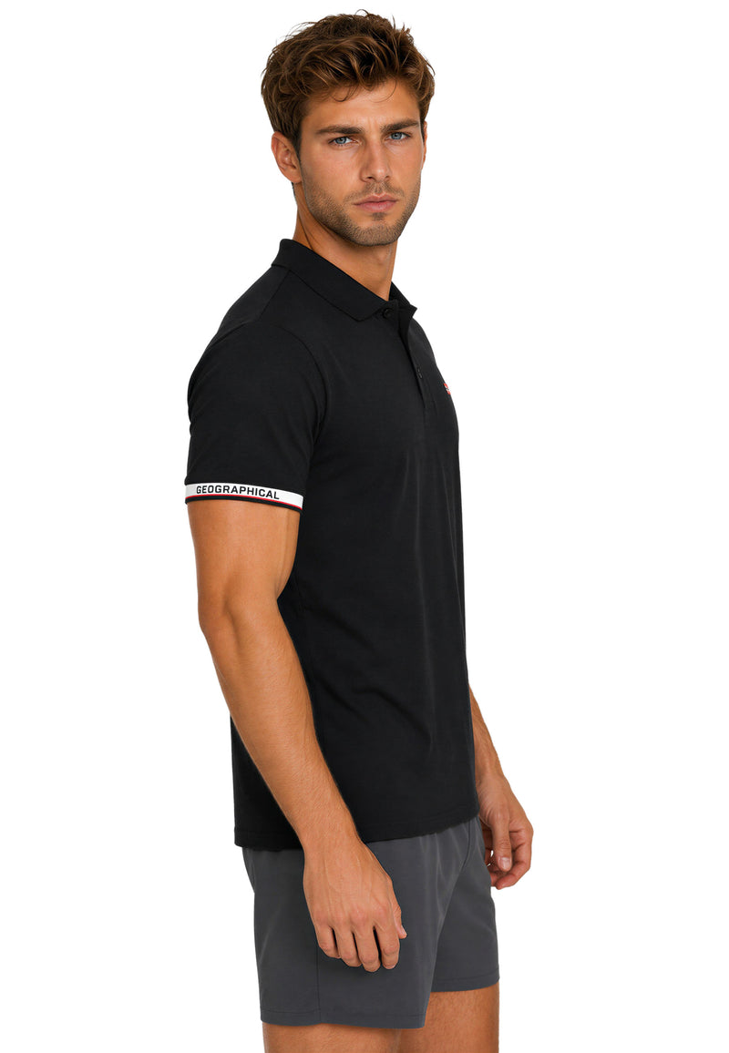 Herren Regular Fit Polohemd koliar men - Black