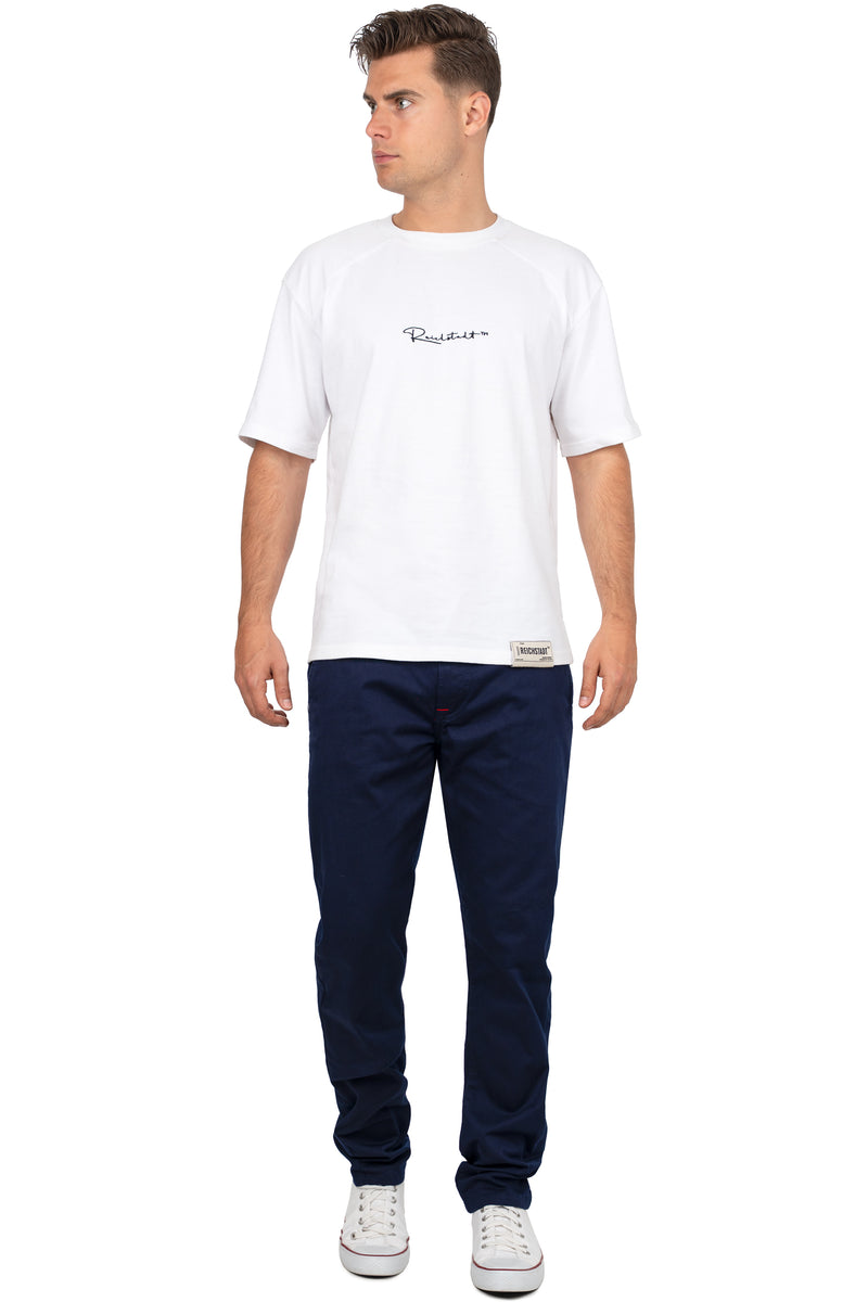 Herren Regular Fit Hose Mid Waist CD842 - Navy