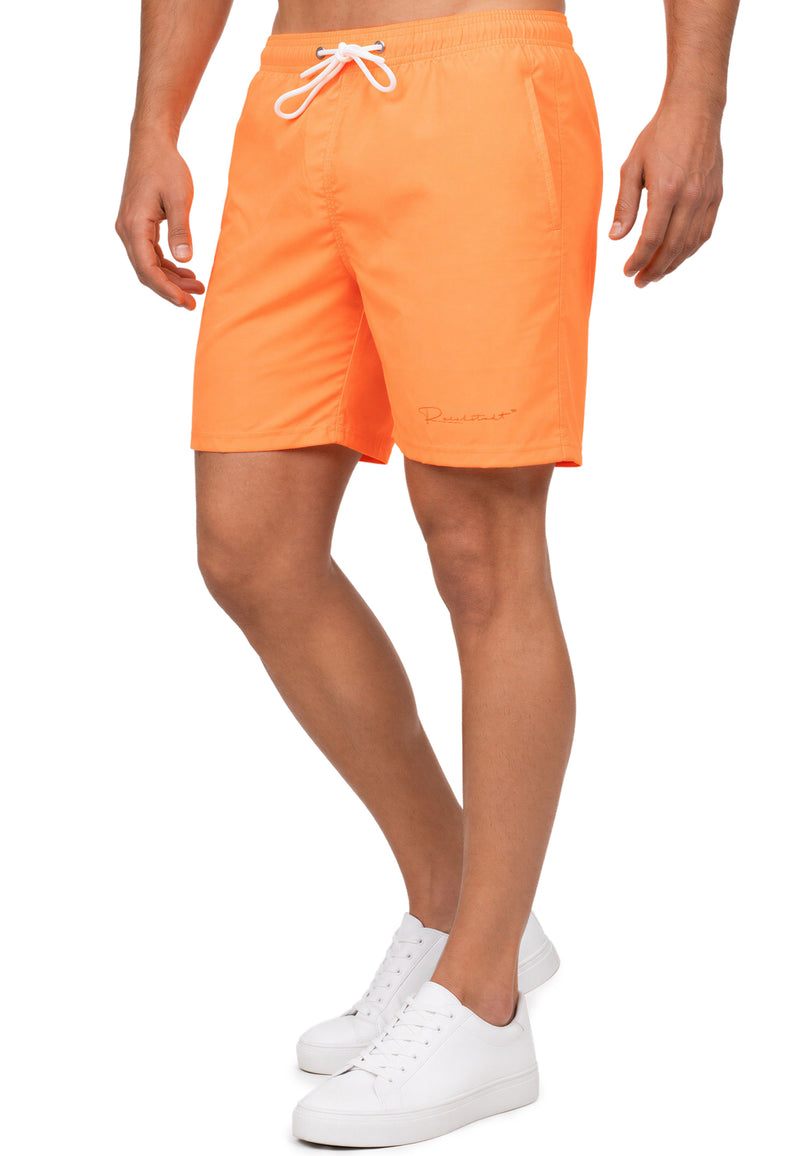 Herren Regular Fit Shorts Mid Waist 25RS073 - Orange