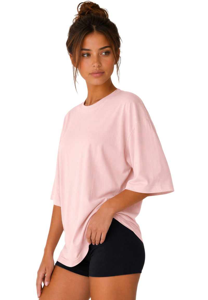 Damen Oversized T-Shirt 24RSW058 - Pink