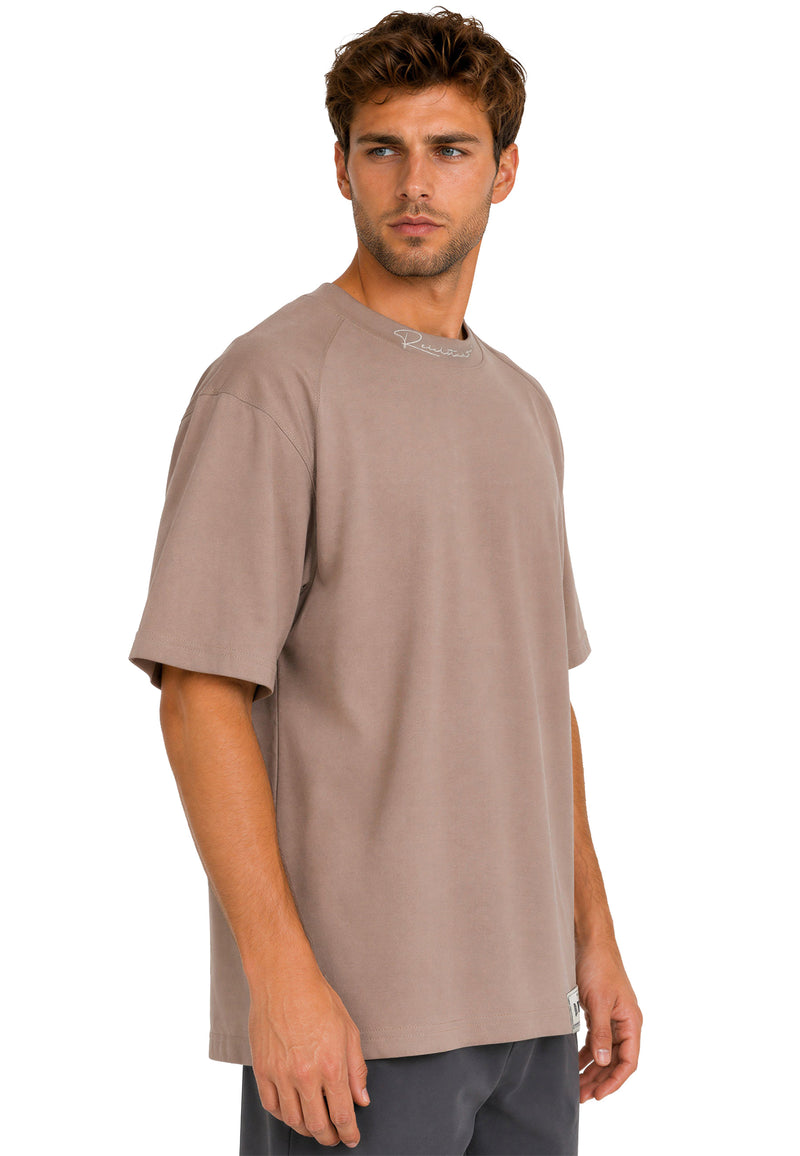 Herren Relaxed Fit T-Shirt 23RS041 - Warm Brown