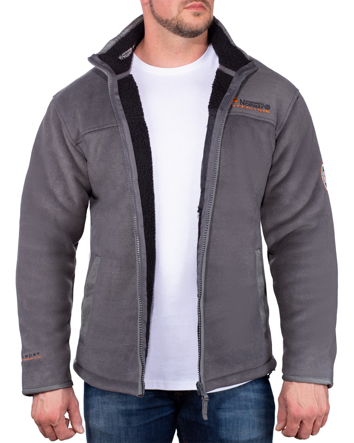 Herren Regular Fit Jacke usine in Dark Grey – Geographical Norway – Ansicht 5