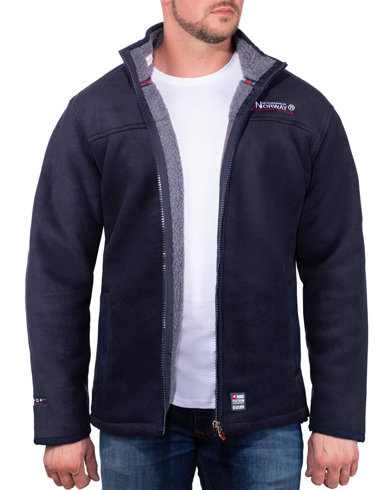 Herren Regular Fit Jacke ubolt - Navy