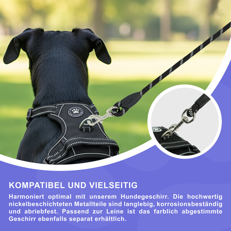 RS Pets Hundeleine Nylon 25RSP084 - Black