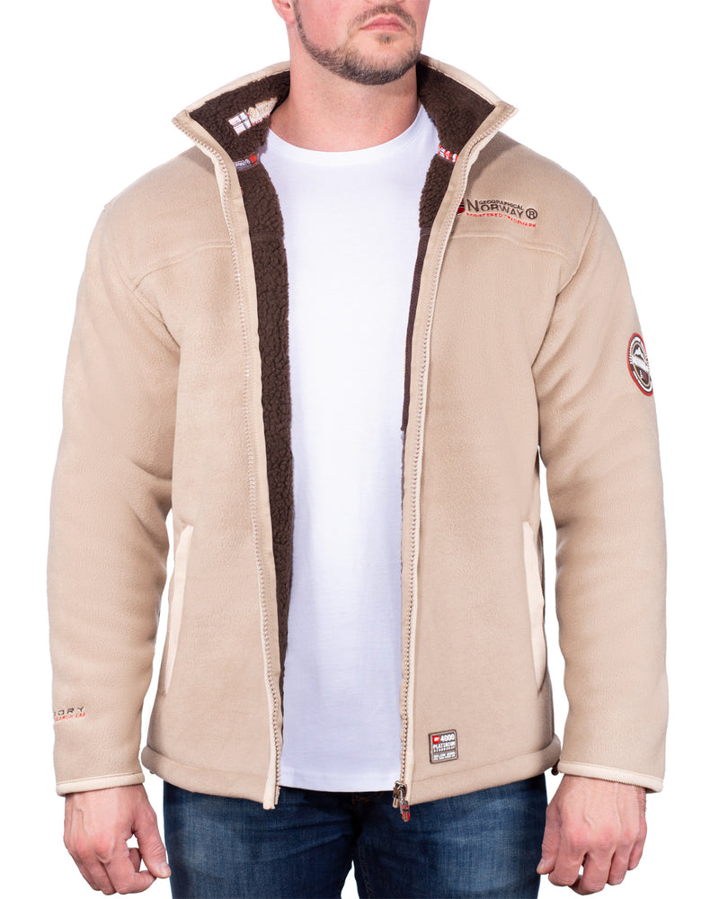 Herren Regular Fit Jacke ubolt - Camel