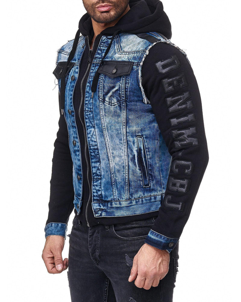 Herren Regular Fit Jacke Denim CJ154 - Blue