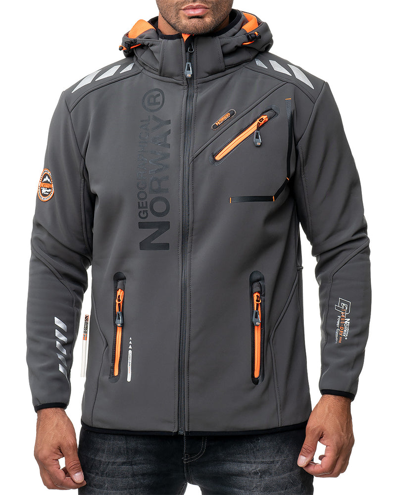 Herren Regular Fit Softshelljacke royaute men - Dark Grey