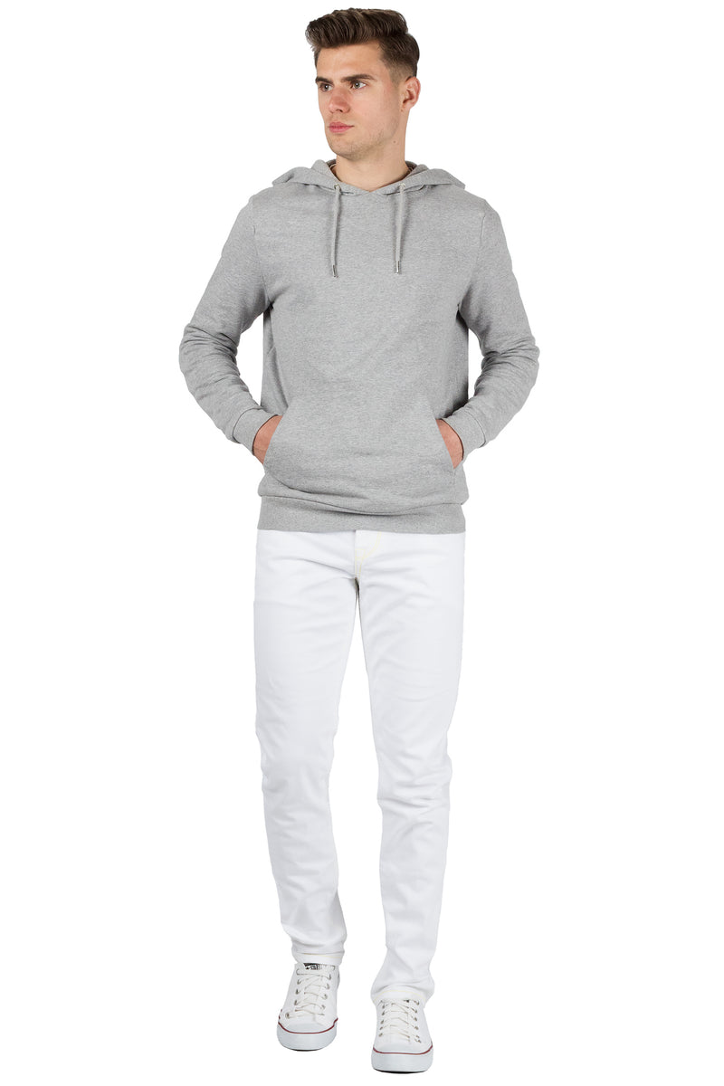 Herren Regular Fit Jeans Mid Waist CD319C - White
