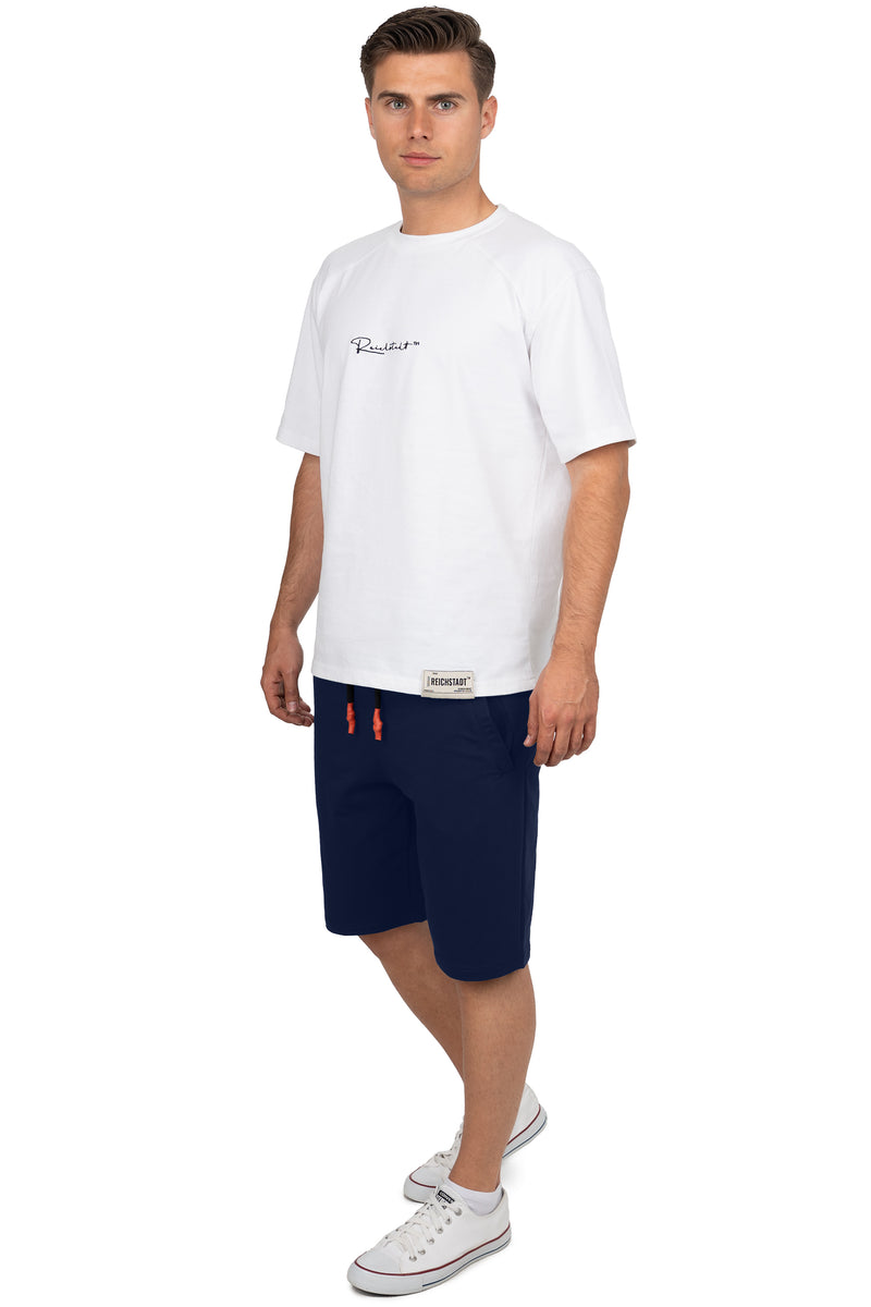 Herren Regular Fit Shorts Mid Waist CK271 - Navy