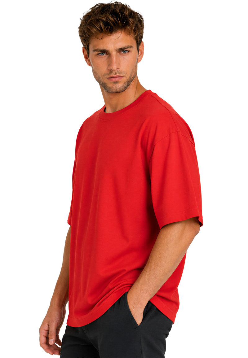 Herren Regular Fit T-Shirt Shoulder Drop 25RS071 - Red