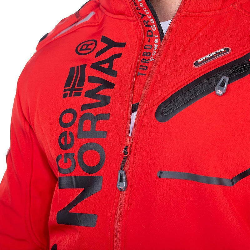 Herren Regular Fit Softshelljacke royaute - Red/Black