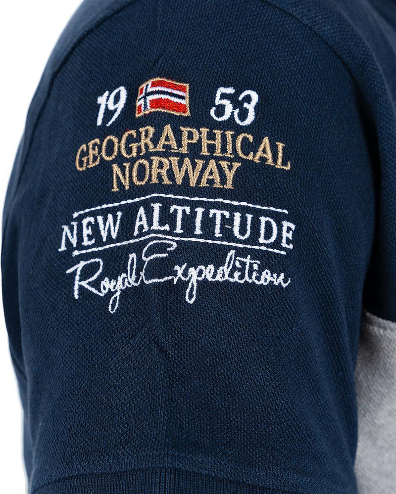 Herren Regular Fit T-Shirt kidney men - Navy