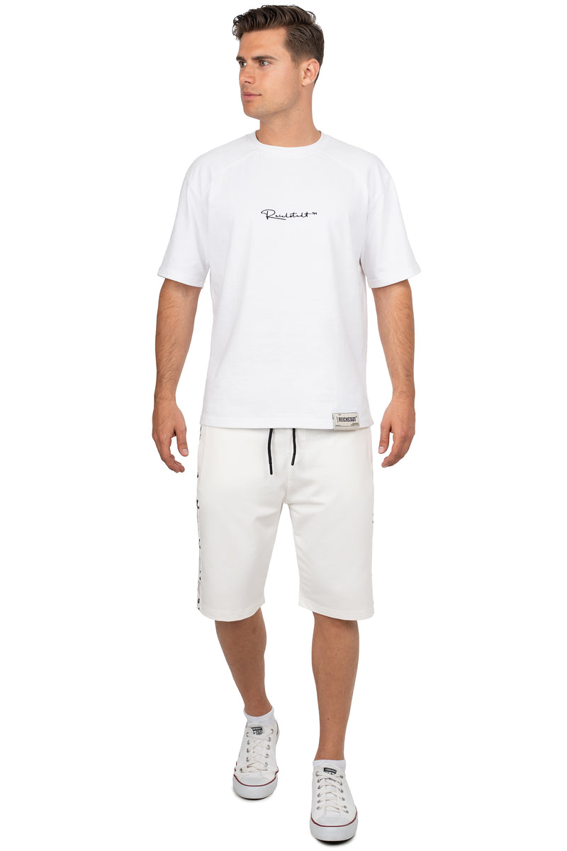 Herren Regular Fit Shorts Mid Waist CK292 - Ecru