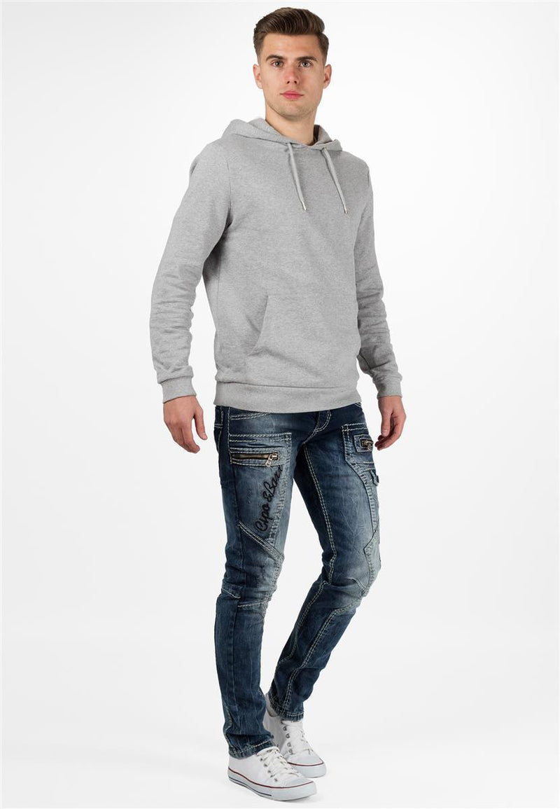 Regular Fit Jeans Zipper CD296 - Blue
