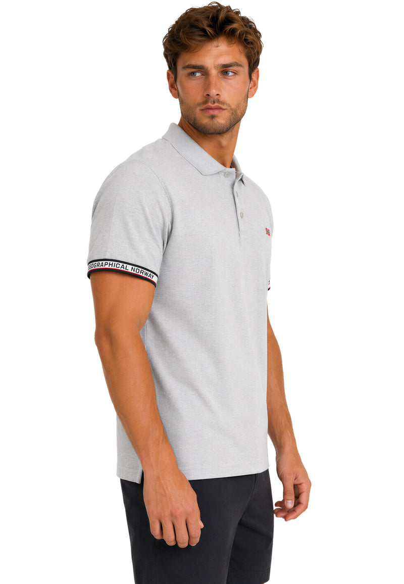 Herren Regular Fit Poloshemd koliar men - Blended Grey