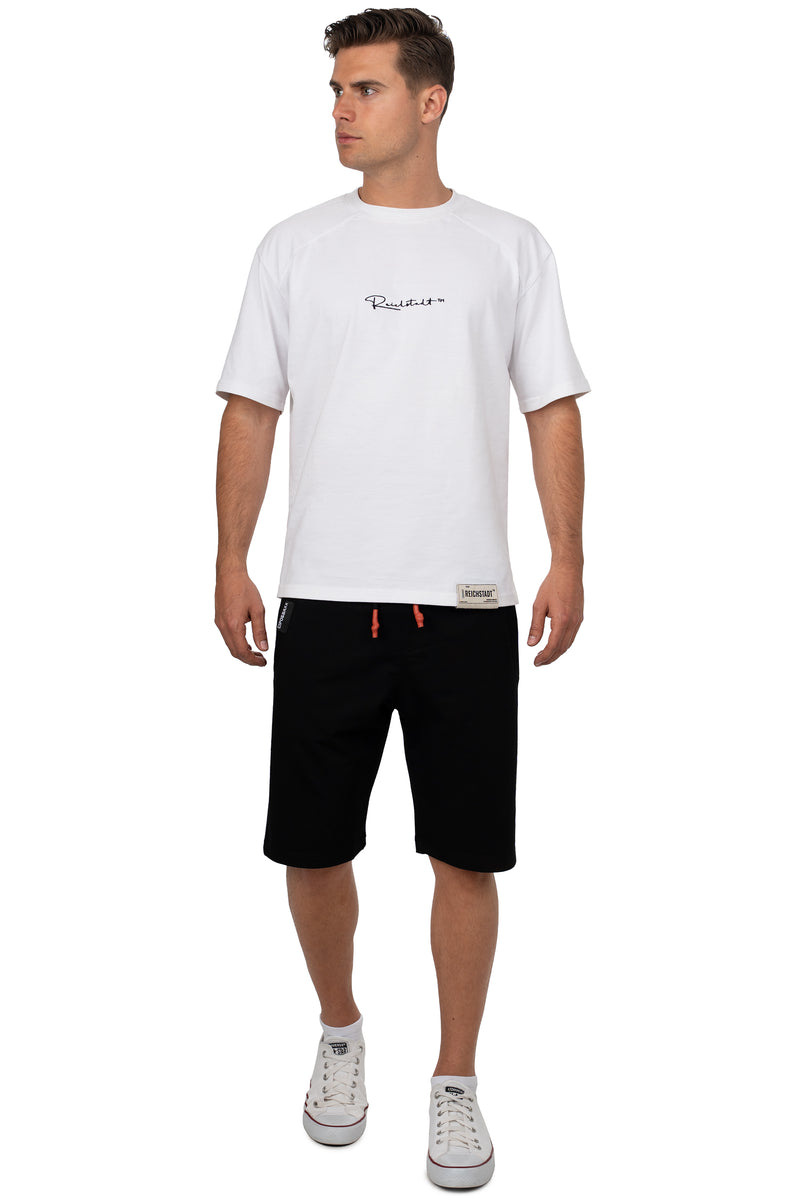 Herren Regular Fit Shorts Mid Waist CK271 - Black