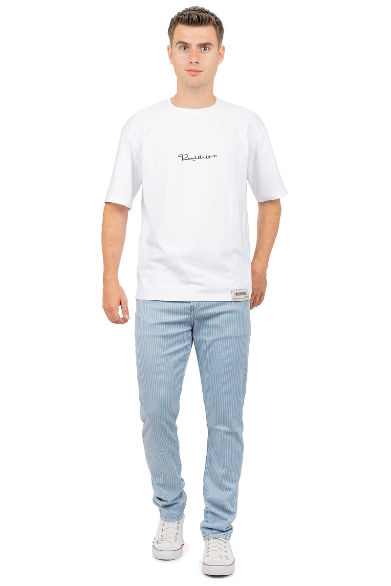 Herren Slim Fit Hose Mid Waist CD841 - Blue