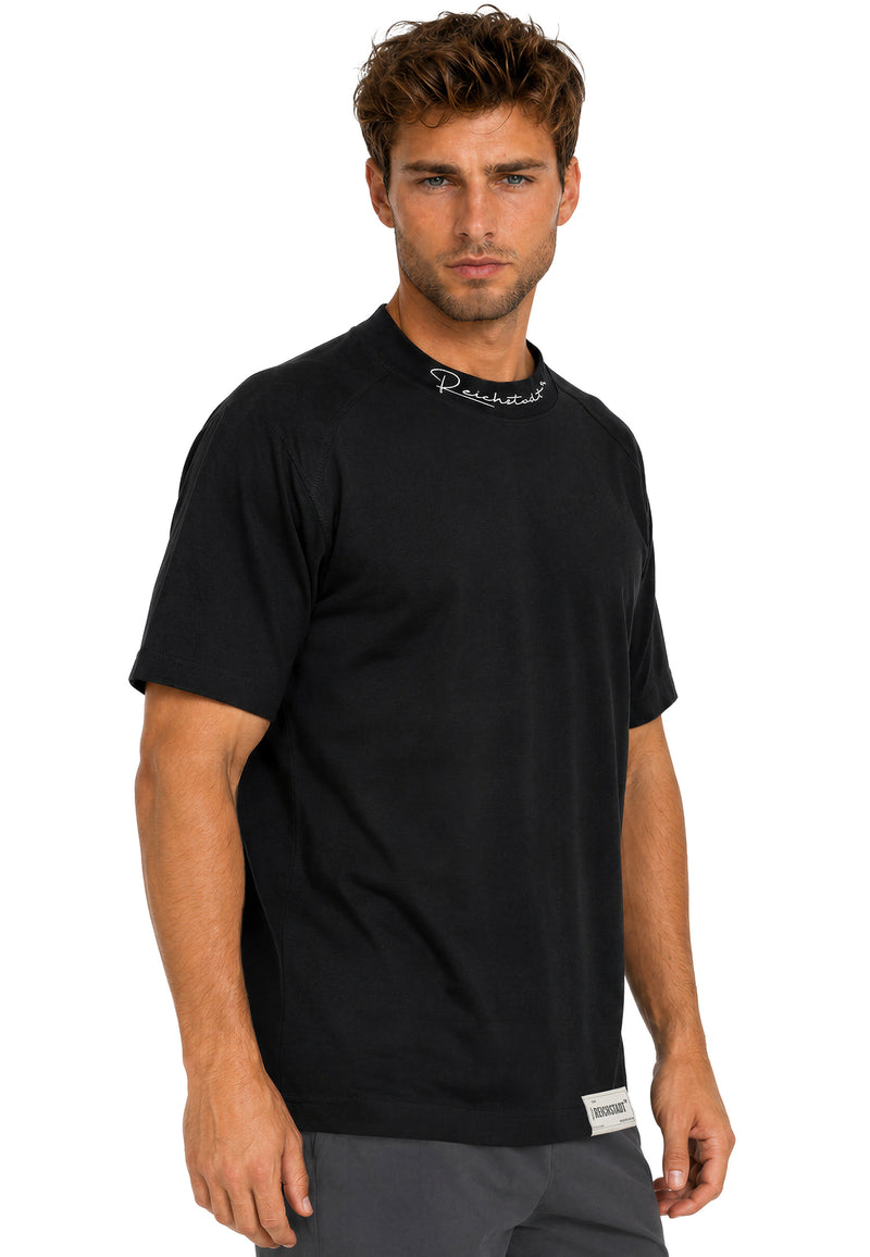 Herren Relaxed Fit T-Shirt 23RS041 - Black