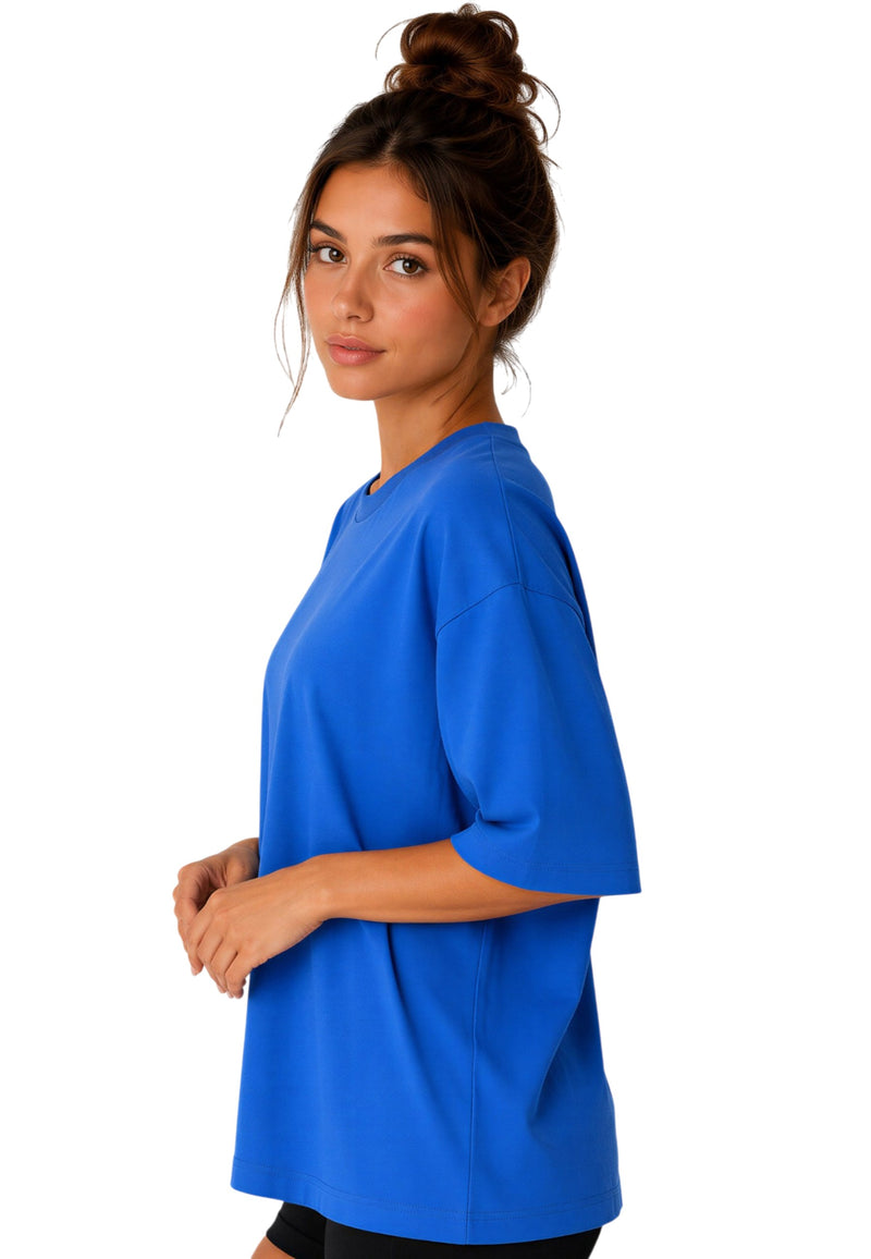 Damen Oversized T-Shirt 24RSW058 - Blue